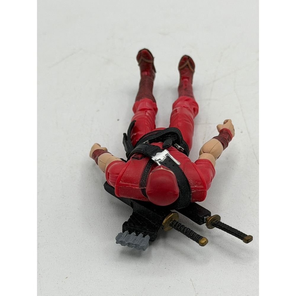 2007 G.I. Joe 25th Anniversary Red Ninja v2 100% Complete Stand Hasbro 3.75" - Picture 10 of 16